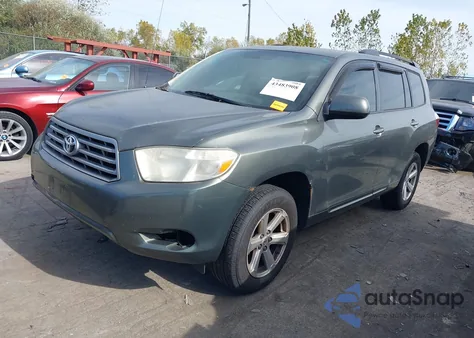 2009 Toyota Highlander z USA, uszkodzony, nr VIN JTEDA41A492003901